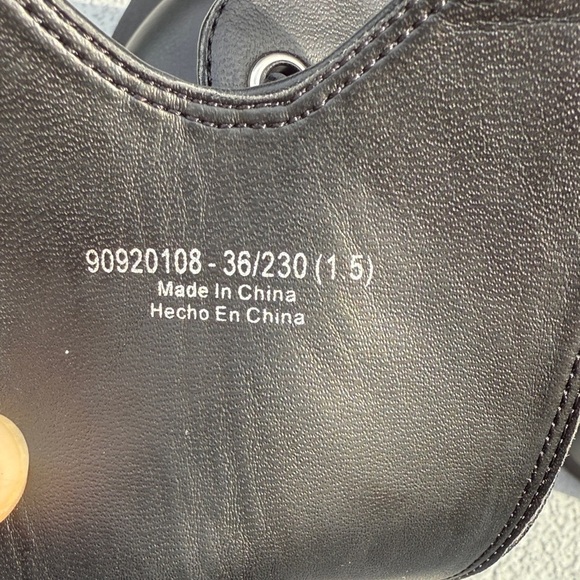 ✨Host pick✨Charles & Keith Black Combat Boots (Warm reminder R35 L36) - Picture 6 of 6